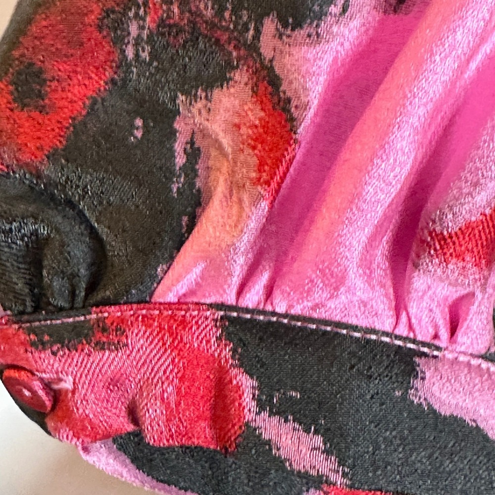 NWT TUCKERNUCK Pink Red Begonia Blossom Jacquard Palmerston Dress Small - Picture 12 of 13